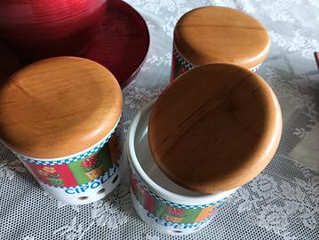 barattoli da esposizione ceramica cucina 