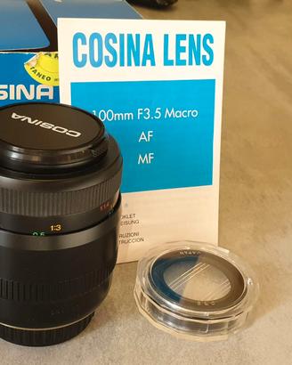 Cosina 100mm F3.5 Macro 1:1 per Sony A-Mount