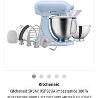 impastatrice kitchenaid azzurra