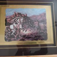quadro Giorgio de Chirico serigrafia 