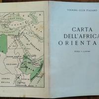 CARTA DELL'AFRICA ORIENTALE ITALIANA-1935 -1:35000