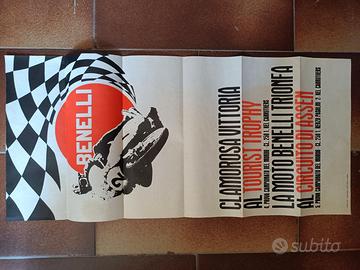 BENELLI  Poster – Tourist Trophy e Assen 1969