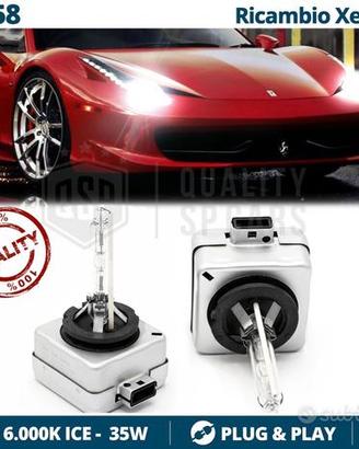 Lampadine XENON PER FERRARI 458 Bianco Ghiaccio