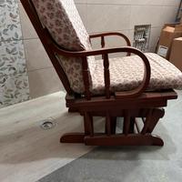 Sedia poltrona a dondolo