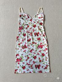 Dolce & Gabbana abito sottoveste Y2K floreale