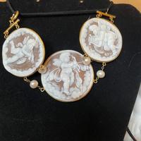 Bracciale Cherubini Cammei e perle di fiume