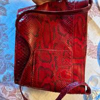 Borsa in vera pelle di Serpente