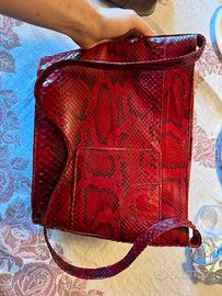Borsa in vera pelle di Serpente