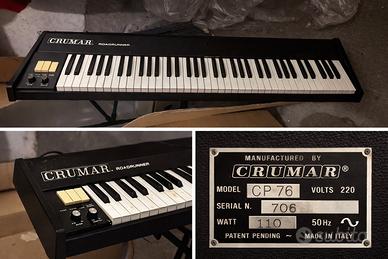 Pianola vintage Crumar Roadrunner CP76