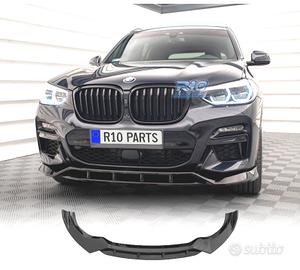 SPOILER LIP BMW X3 G01 18-20 LOOK M NERO LUCIDO