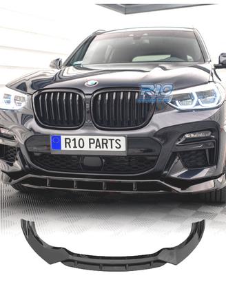 SPOILER LIP BMW X3 G01 18-20 LOOK M NERO LUCIDO