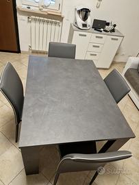 Tavolo allungabile Grigio