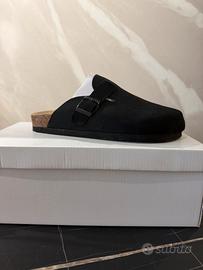 Ciabatte sabot Higgins nere uomo n. 40