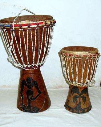 2 Djambé ENORME + Medio MAGNIFICI