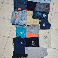 Lotto vestiti uomo donna taglie miste marca