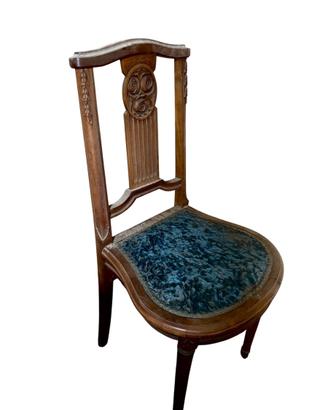 Coppia di sedie antiche fine 800