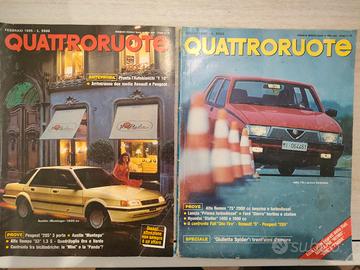 Lotto 2 riviste Quattroruote originali - 1985
