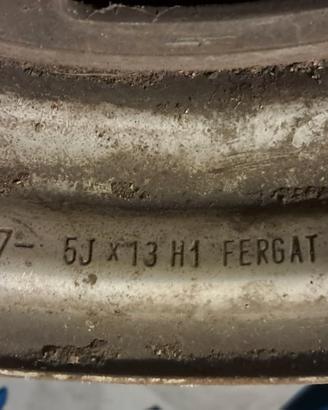 5 Cerchi Fiat Fergat 5x13 4x98