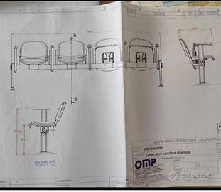 sedie da sala d'aspetto 