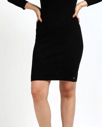 Calvin Klein Donna Abito in Maglia Woven Label