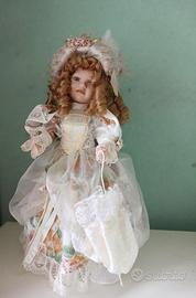 Bambola vintage decorativa 45 cm