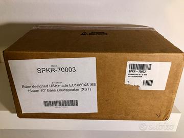 Coni SWR Goliath Jr 10” 16 Ohm EMINENCE  EC1060XS