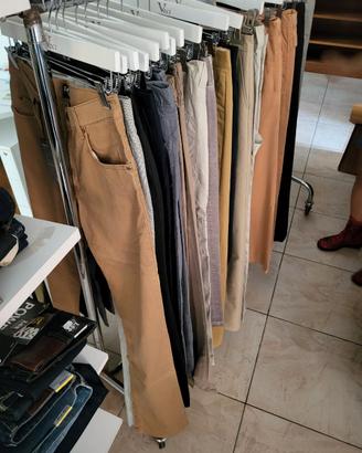 Svendita stock pantaloni uomo ,Lee, armani exch.