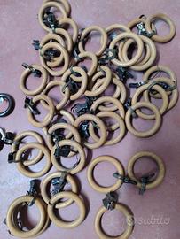 stock anelli e altri accessori  per tende