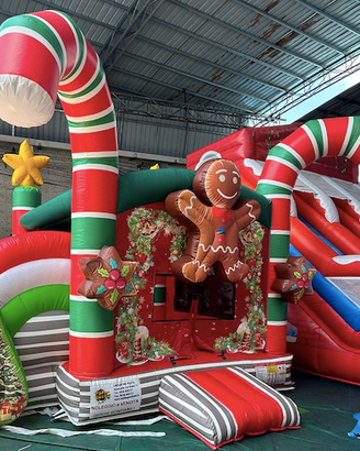 Gioco gonfiabile natalizio Gonfiabile tema natale