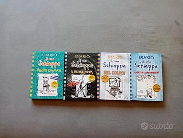 4 LIBRI DIARIO DI UNA SCHIAPPA