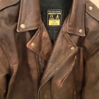 giacca motociclista da uomo in vera pelle