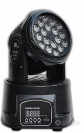 LUCI LED DA DISCOTECA CON TESTA MOBILE