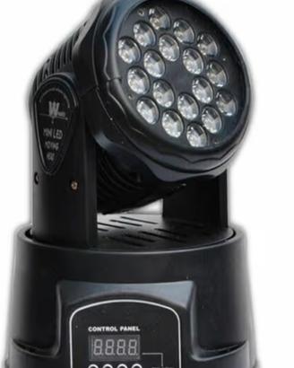 LUCI LED DA DISCOTECA CON TESTA MOBILE