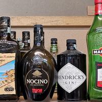 LOTTO 4 BOTTIGLIE MARTINI HENDRICKS AMARO NOCINO 