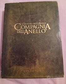 tre cofanetti DVD "Il signore degli anelli"