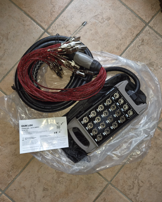 Quik Lok 636-10K Stage Box 16 Input 4 Output