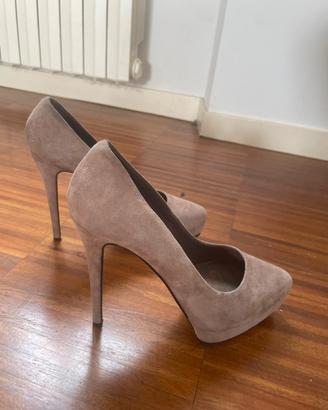 Décolleté le Silla beige 