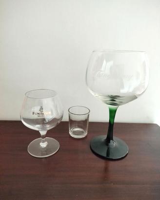 Bicchieri Brandy Fundador e Gin Tanqueray