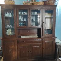 Credenza in Noce massello larga 2mt x 2.60 alt