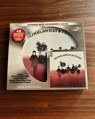 cd Sacd ibrido Audio Fideliy Blood sweat Tears