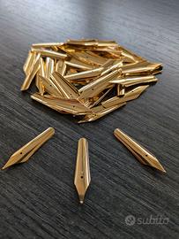 Pennino color oro penna stilografica m 0.7