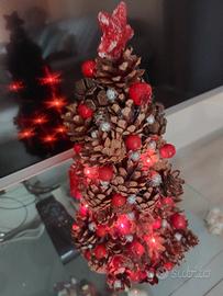 alberello di Natale con illuminazione 