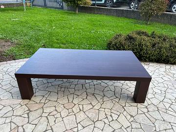 Tavolino da salotto moderno in legno scuro