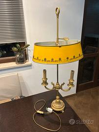 Lampada Bouillotte vintage stile Impero - Paralume