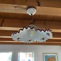 Coppia lampadari stile country