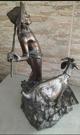 Statua in bronzo  xx secolo