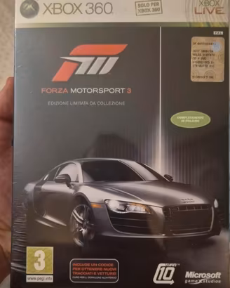 Forza Motorsport 3 collector NUOVA Xbox 360 gioco