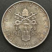 500 LIRE ARGENTO 1958