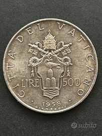 500 LIRE ARGENTO 1958