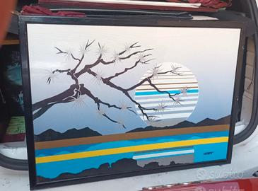 3 Quadri vintage stile contemporaneo